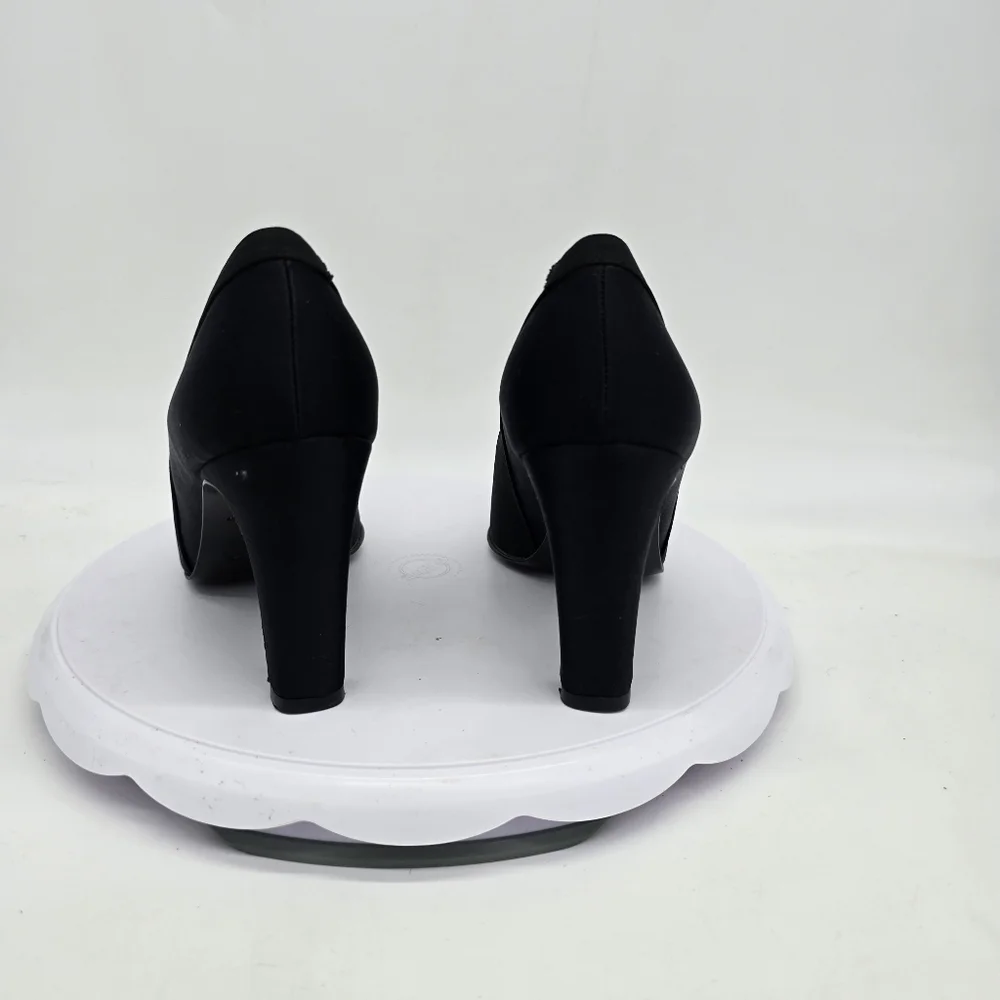 Paloma Barceló Shoe Women's 6.5 B Pumps Vintage 90s Heels Black Made In Italy